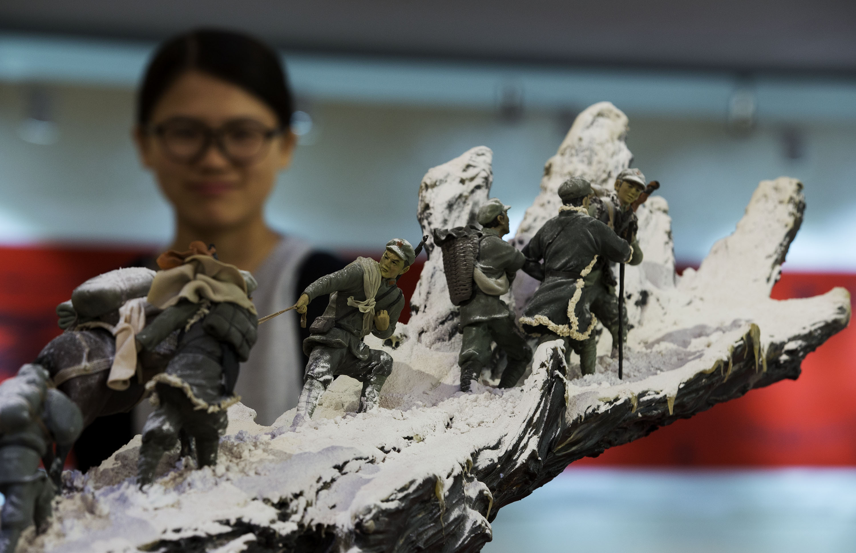 “永遠的長征”主題作品展在京開幕